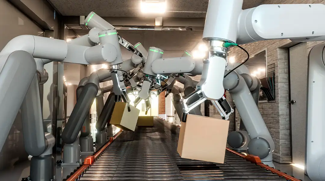 smart factory en proceso de trabajo