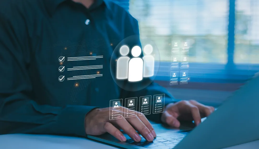 Flujo de trabajo automatizado con agentes digitales representando el modelo Digital Workforce as a Service en una empresa mediana